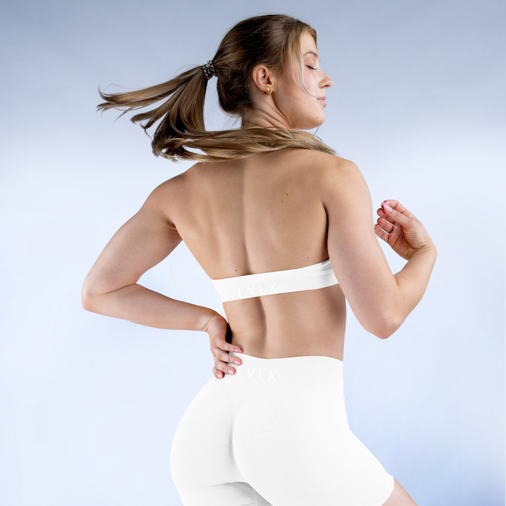 Sculpt Halter Bra (Ivory)