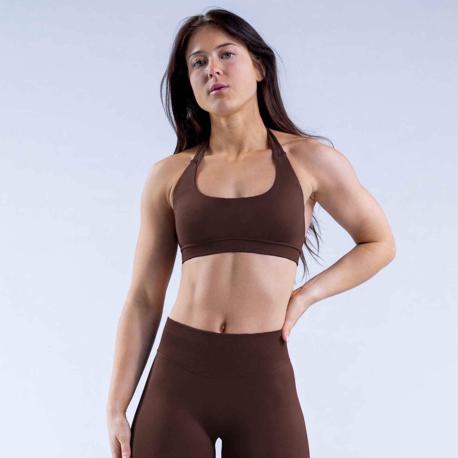 Sculpt Halter Bra (Syrup)