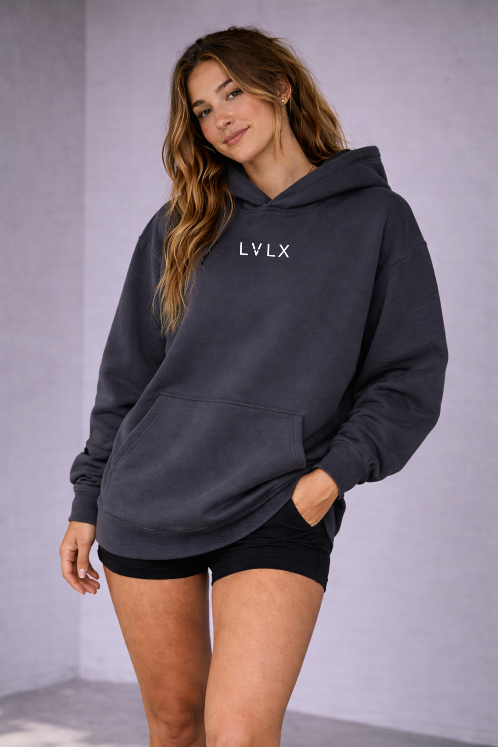 Prime Sculpt Hoodie - Women (Charcoal)