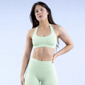 Sculpt Halter Bra (Mint)