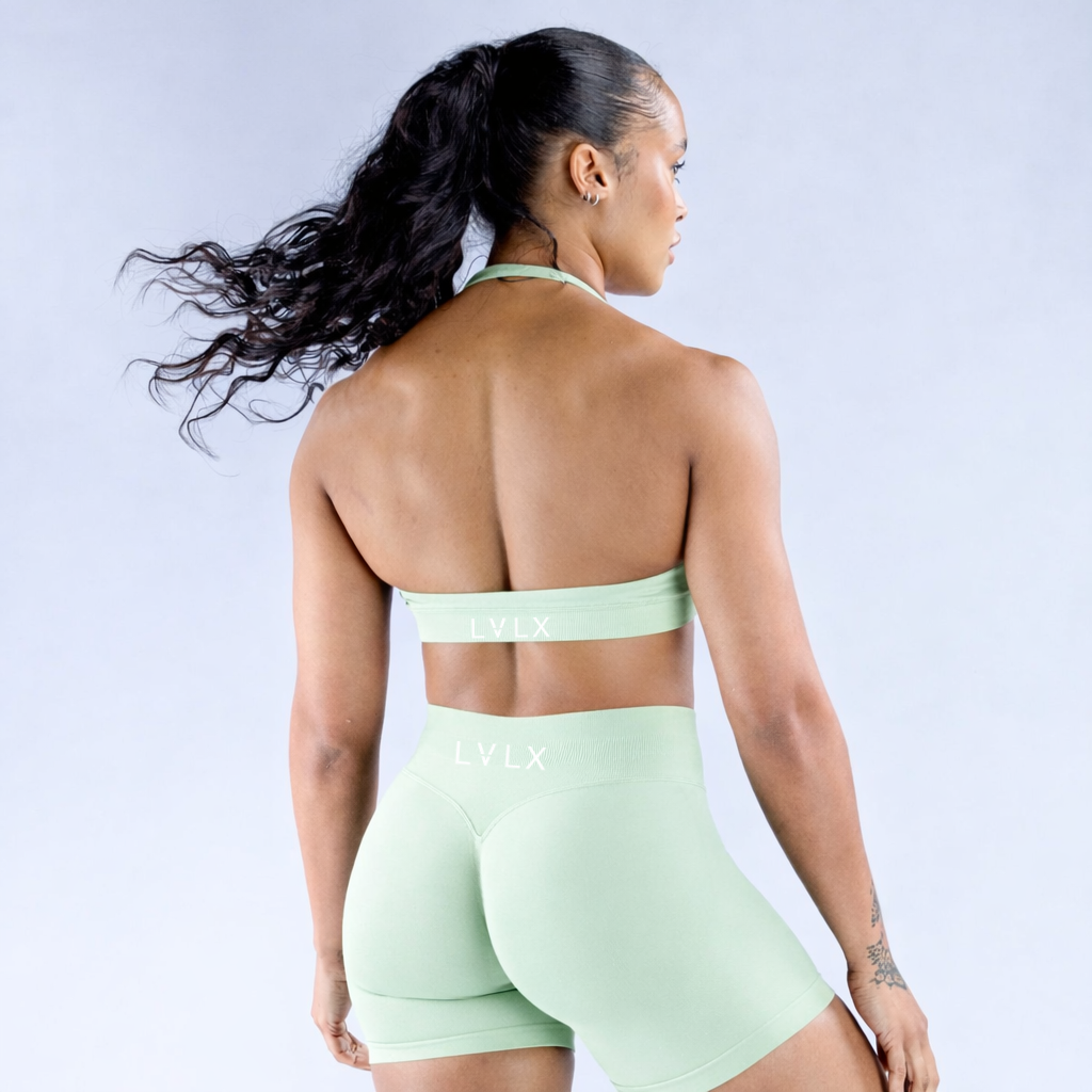 Sculpt Halter Bra (Mint)