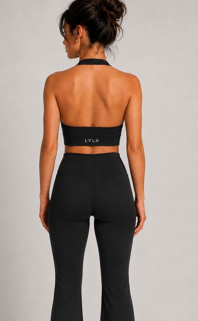 Cloud Halter Bra (Jet Black)