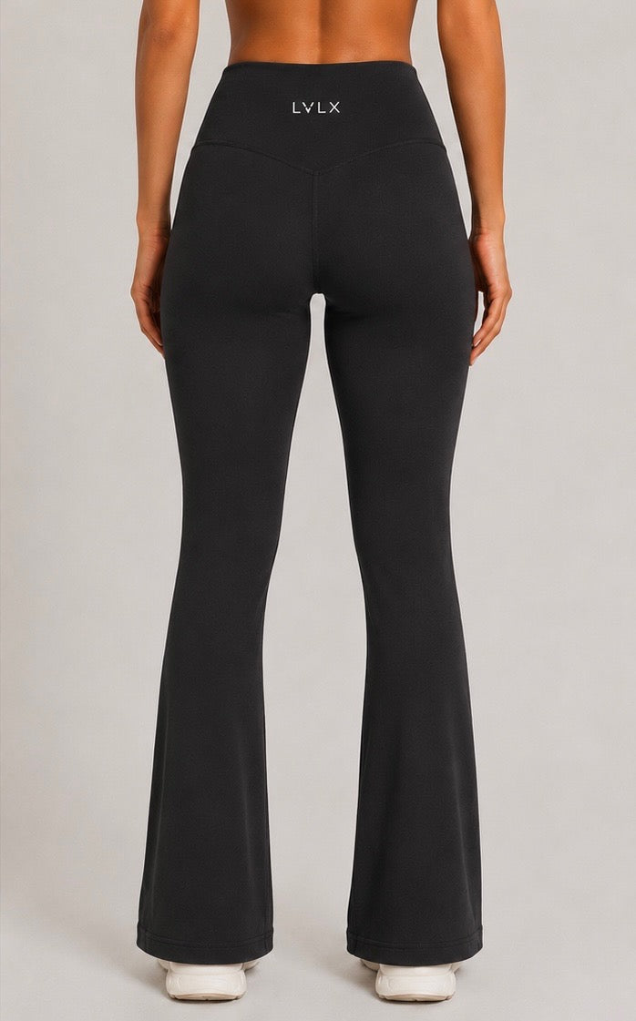 Cloud Flare Leggings (Jet Black)