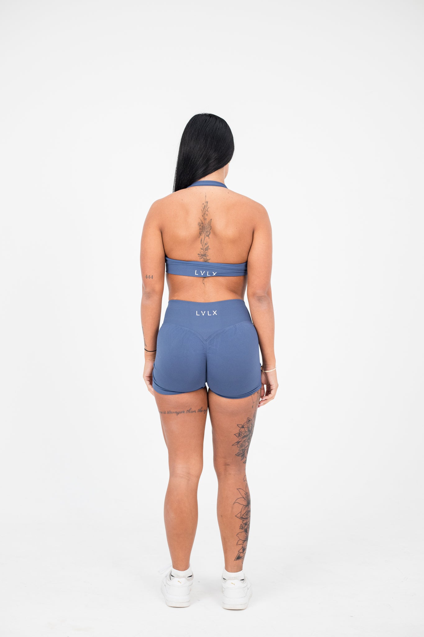 Sculpt Halter Bra (Steel)