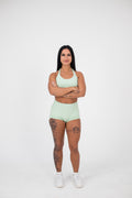 Sculpt Halter Bra (Mint)