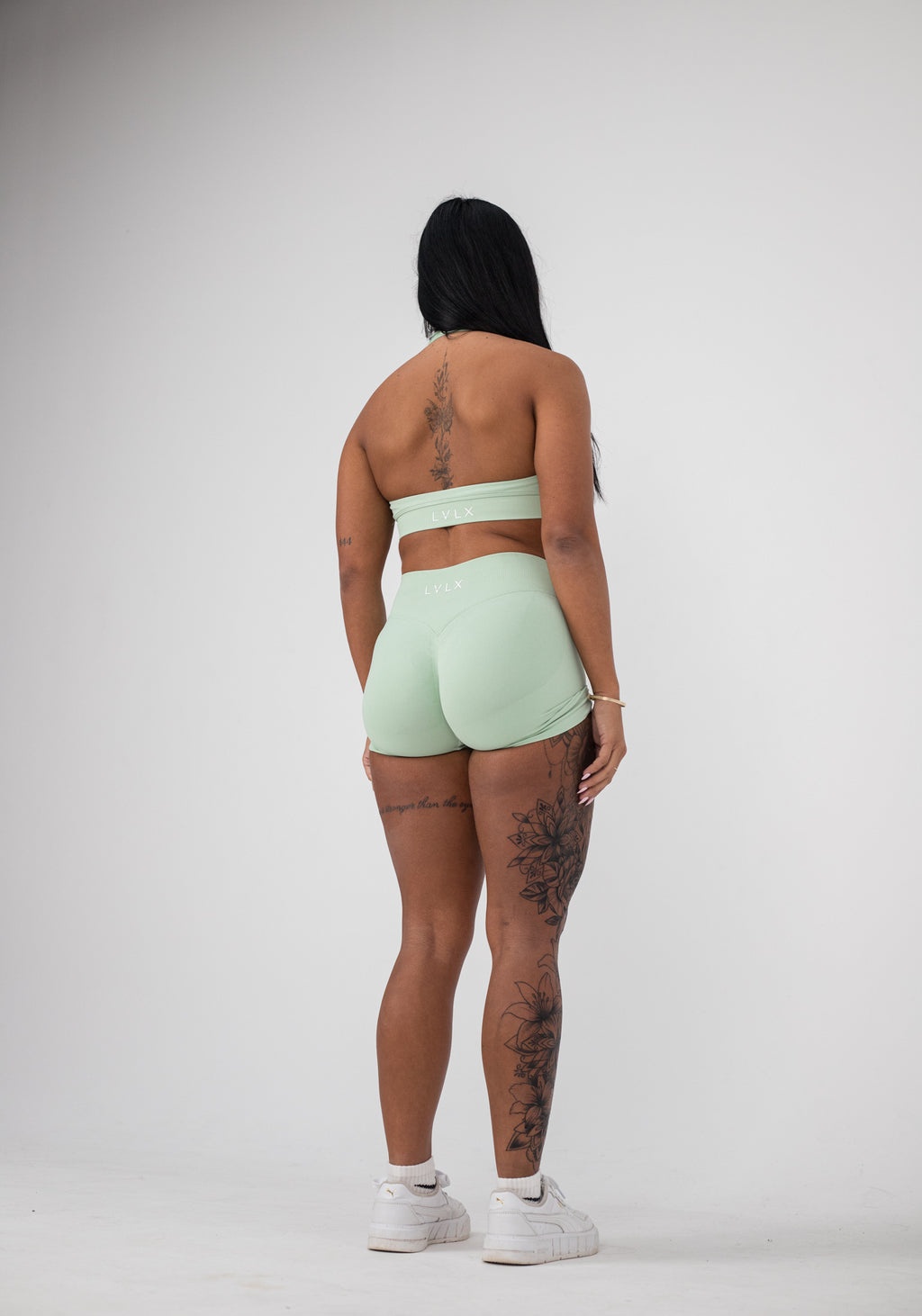 Sculpt Halter Bra (Mint)