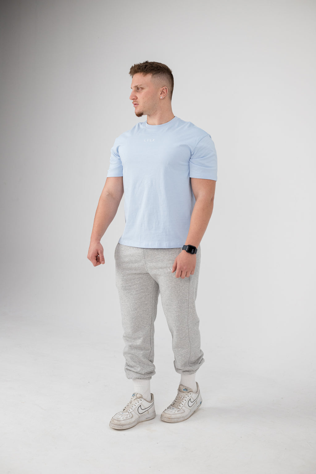 Core Oversized Tee - Men (Sky Blue)