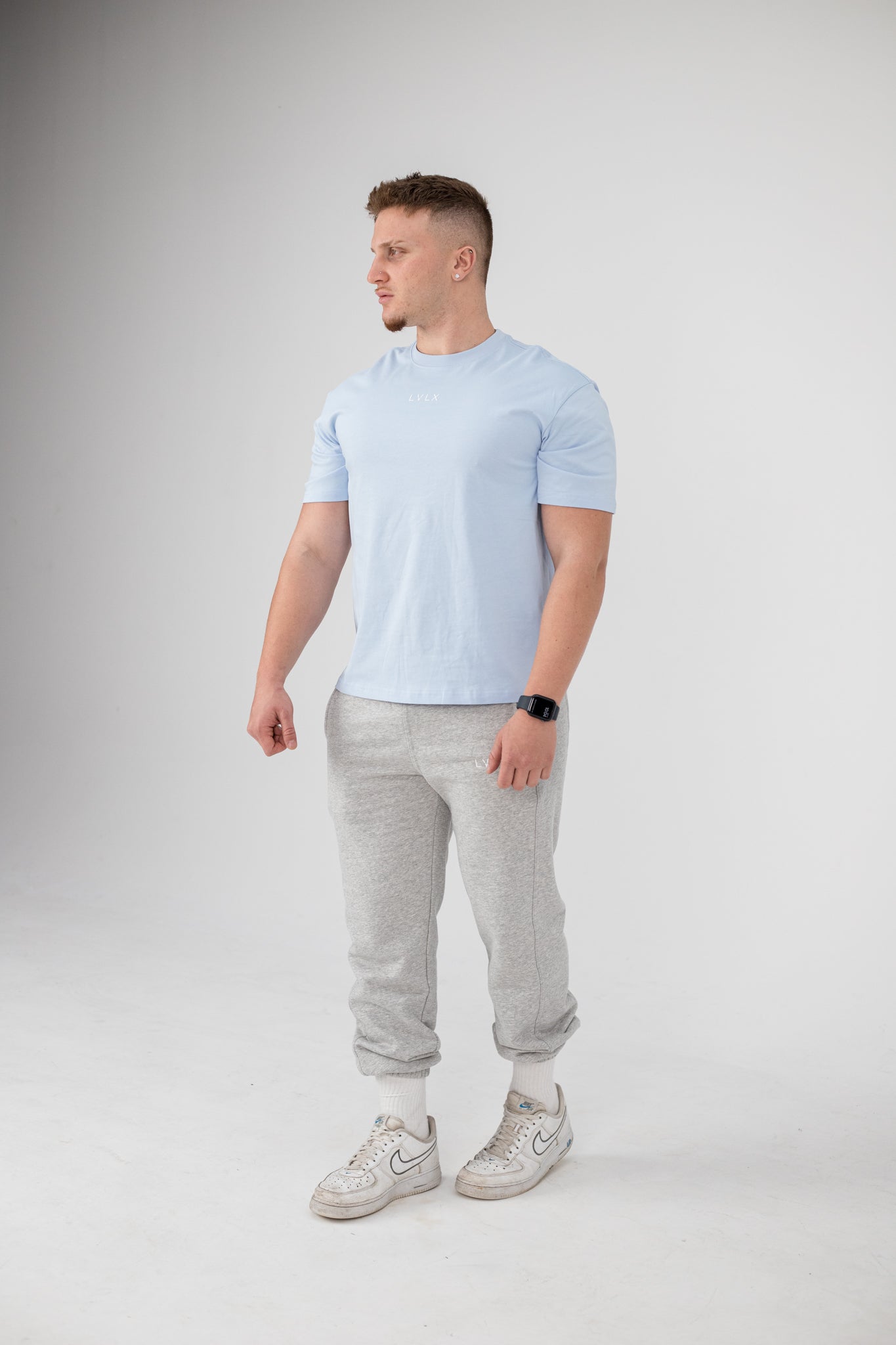 Core Oversized Tee - Men (Sky Blue)