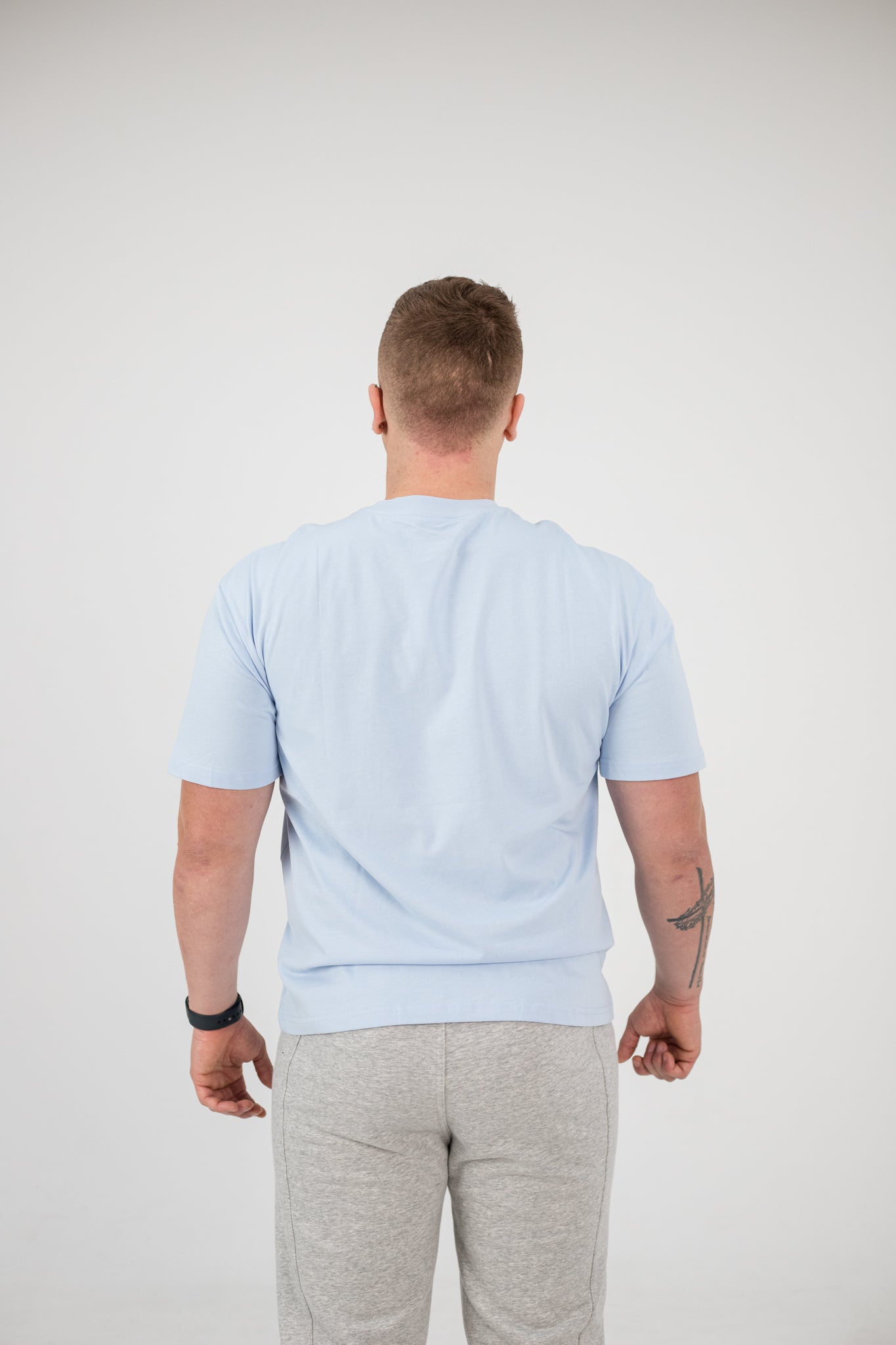 Core Oversized Tee - Men (Sky Blue)