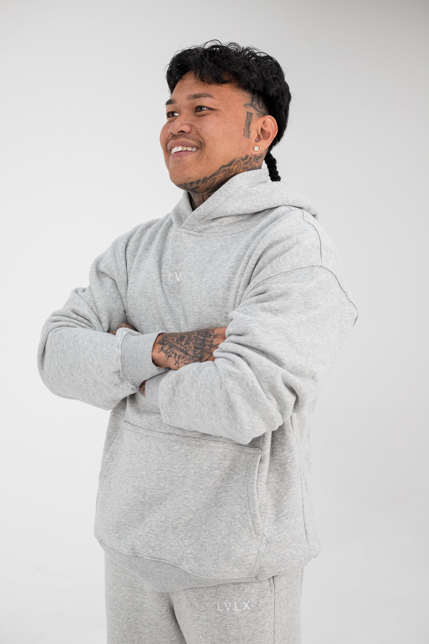 Prime Sculpt Hoodie - Men (Ash Grey)