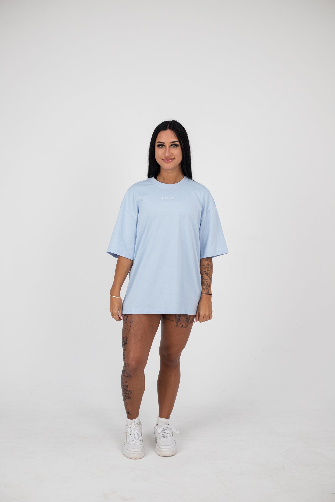 Core Oversized Tee - Women (Sky Blue)