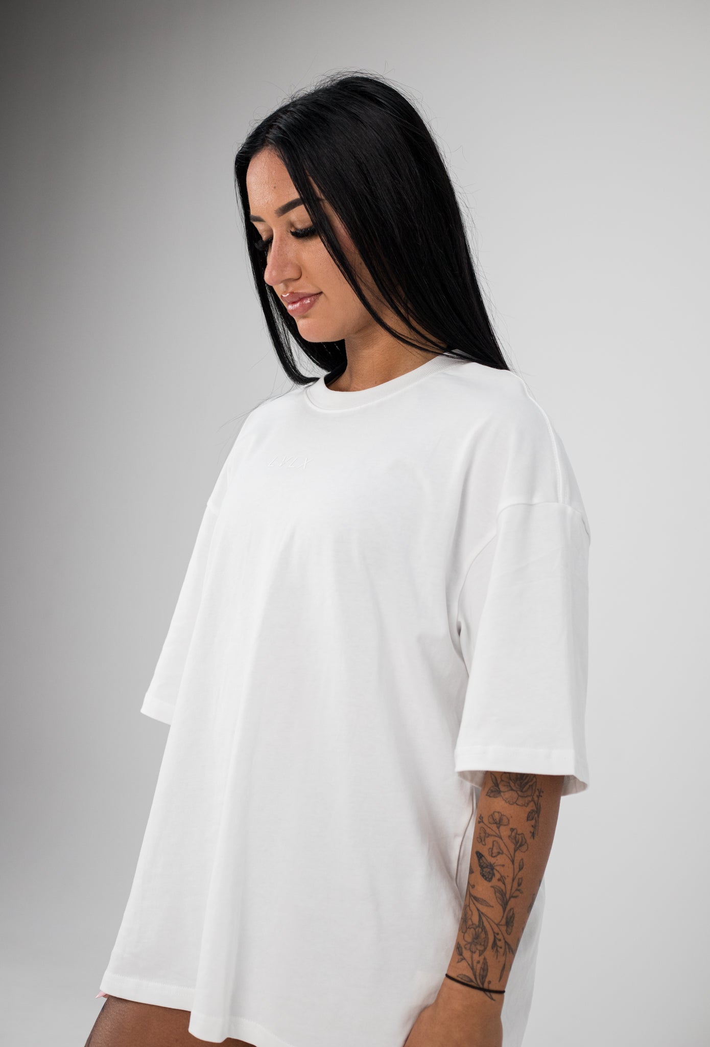 Core Oversized Tee - Women (Snow)