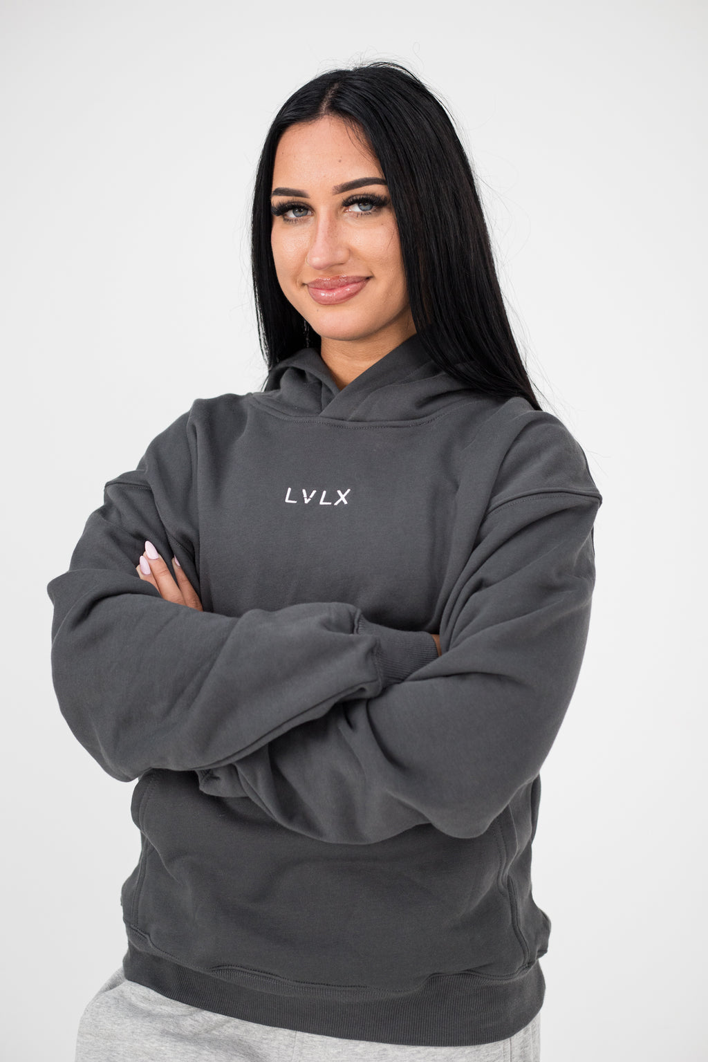 Prime Sculpt Hoodie - Women (Charcoal)