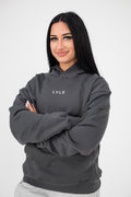 Prime Sculpt Hoodie - Women (Charcoal)