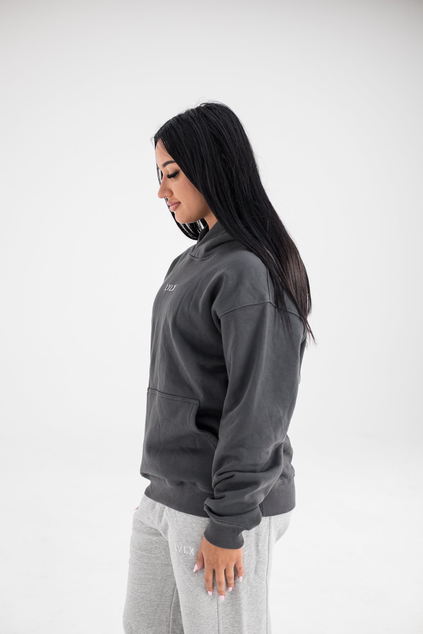 Prime Sculpt Hoodie - Women (Charcoal)