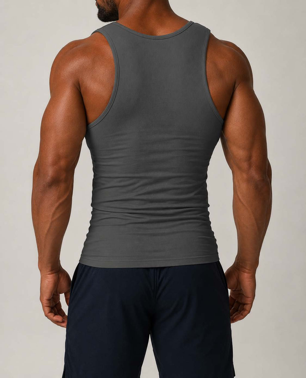 Apex Ribbed Tank (Gun Metal)