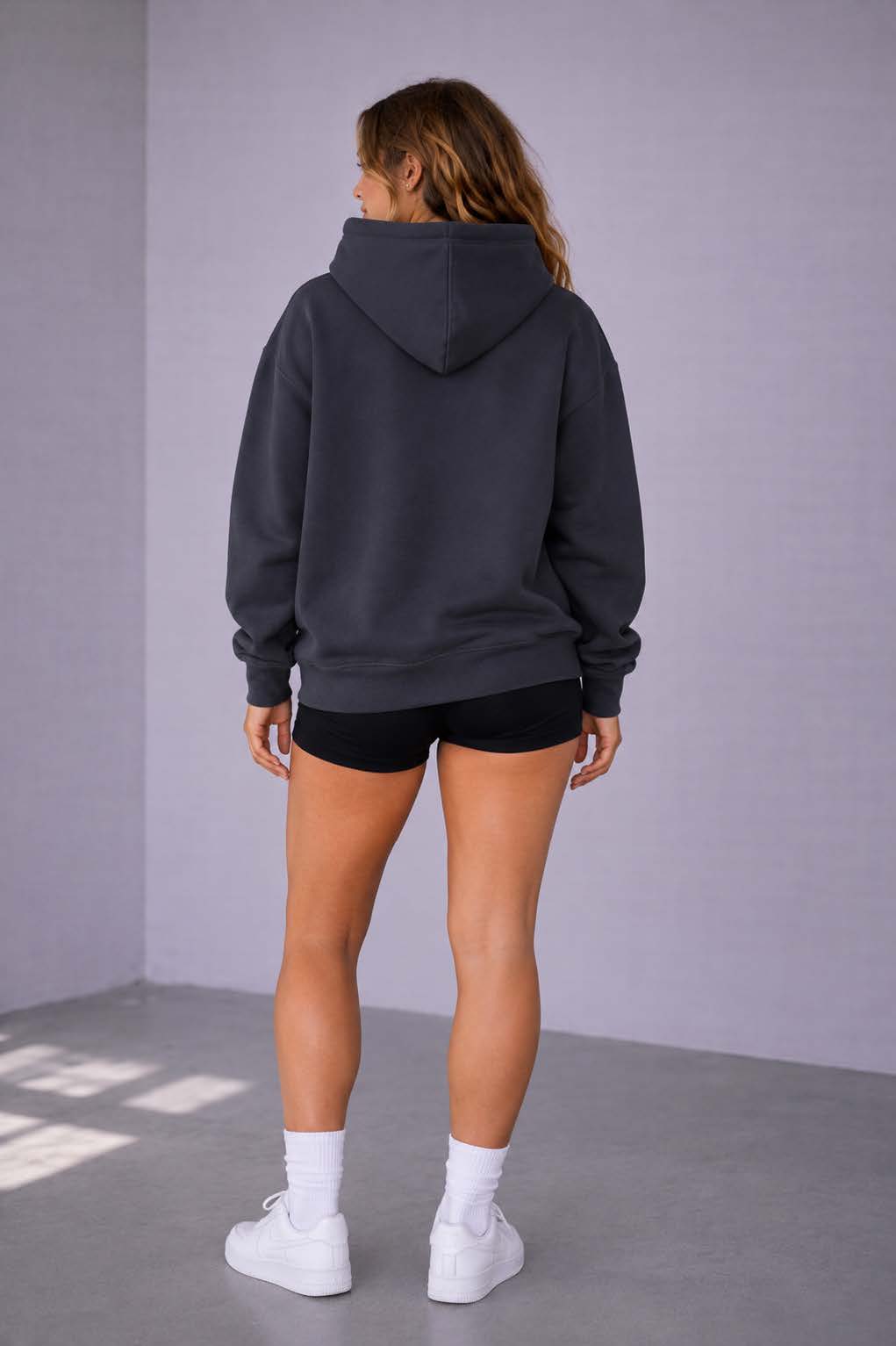 Prime Sculpt Hoodie - Women (Charcoal)