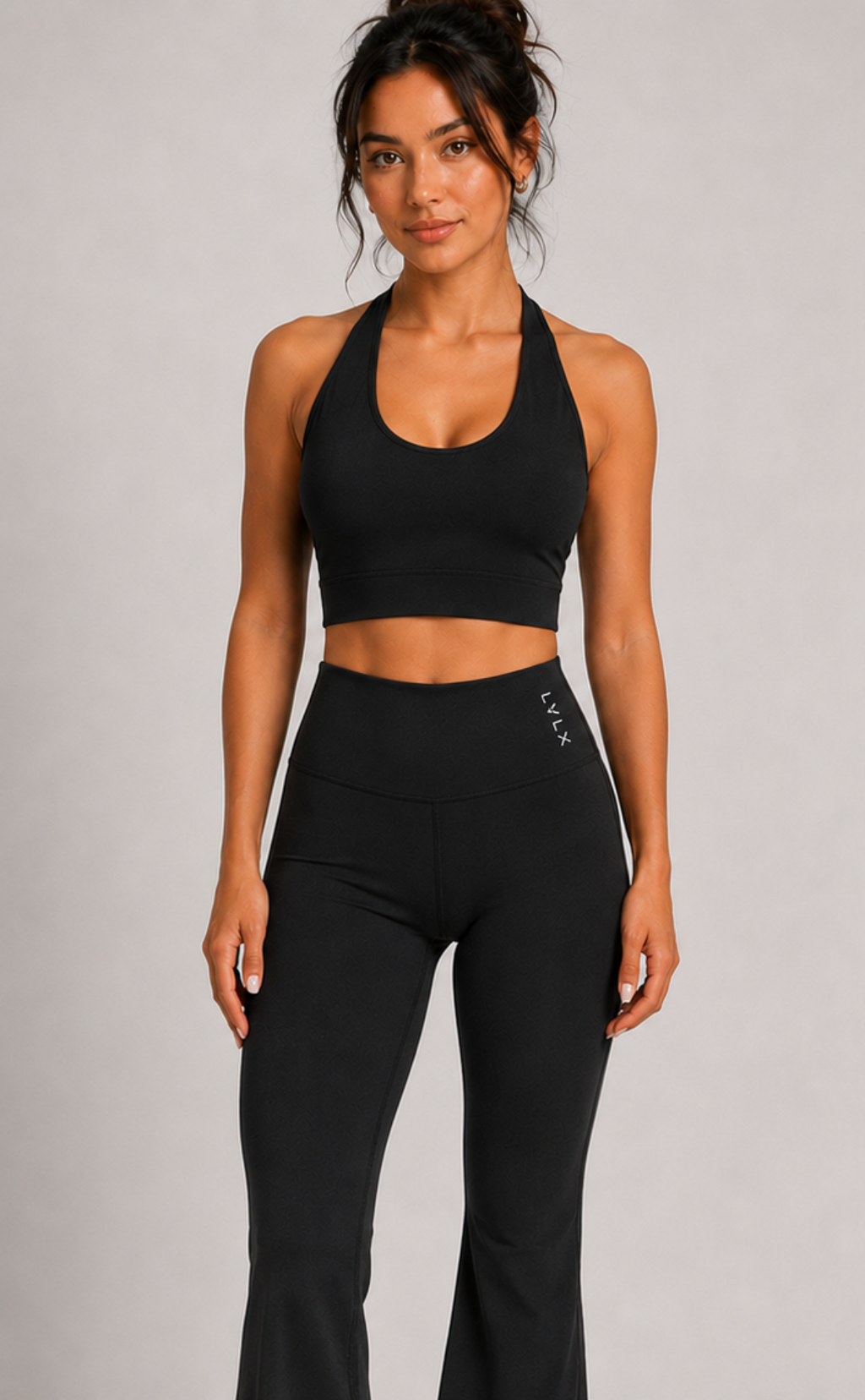 Cloud Halter Bra (Jet Black)