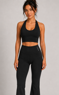 Cloud Halter Bra (Jet Black)