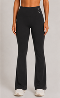 Cloud Flare Leggings (Jet Black)
