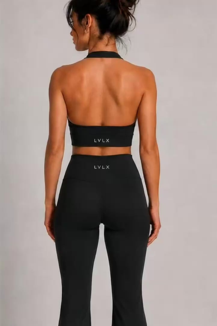 Cloud Halter Bra (Jet Black)